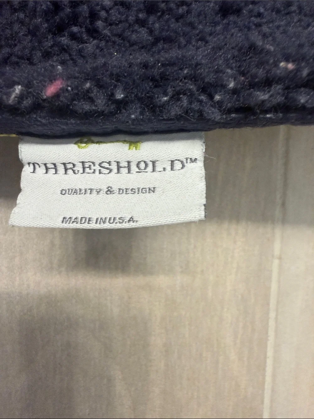 Threshold Plush Blue Bath Mat - Soft Rectangular Rug